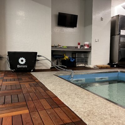 nanojet pro connected to large pool