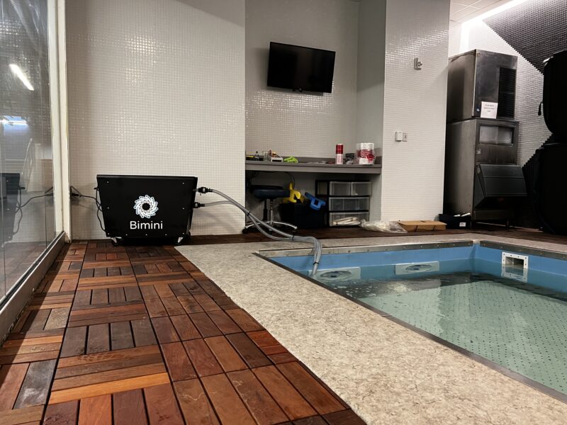 nanojet pro connected to large pool